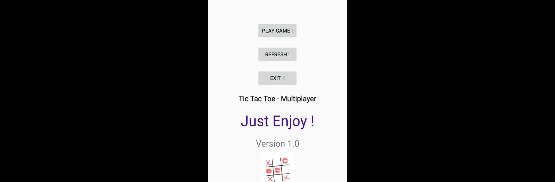 Tic tac toe Multiplayer Game