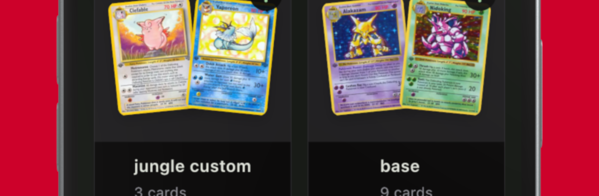 Card value tracker for pokemon