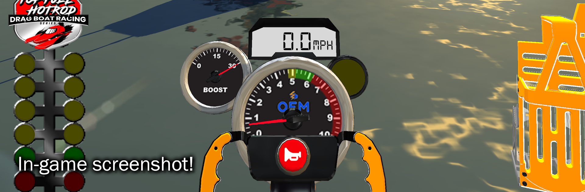 Top Fuel Hot Rod - Drag Boat Speed Racing Game