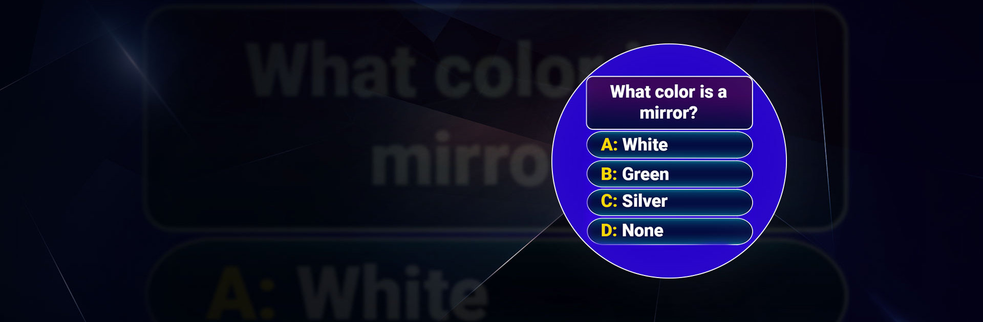 MILLIONAIRE TRIVIA Game Quiz