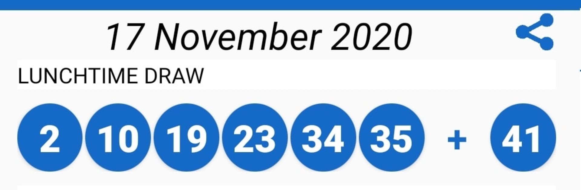 UK49s Lunch & Tea Time Results