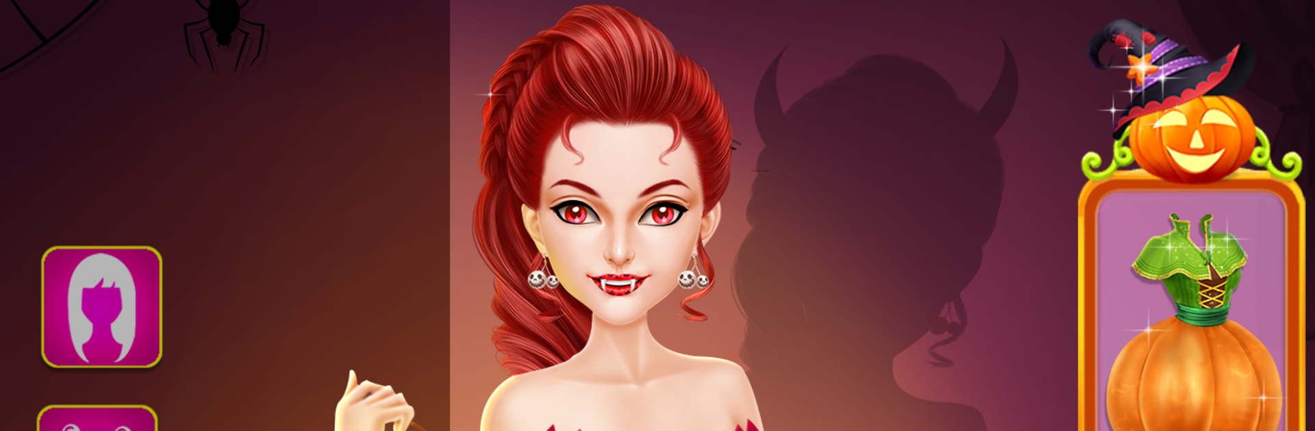Хэллоуин макияж - спа-салон игра