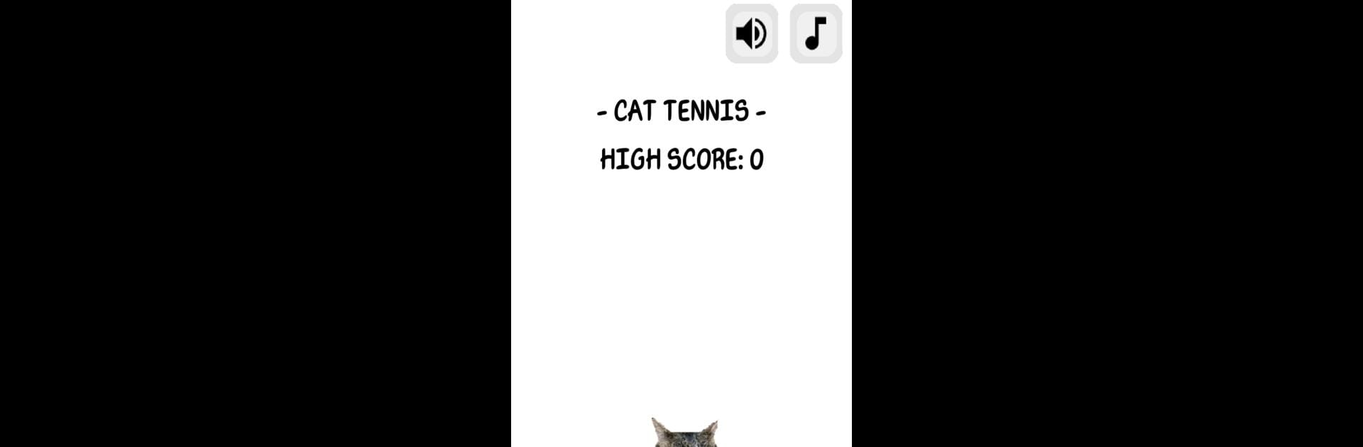 Cat Tennis Champion