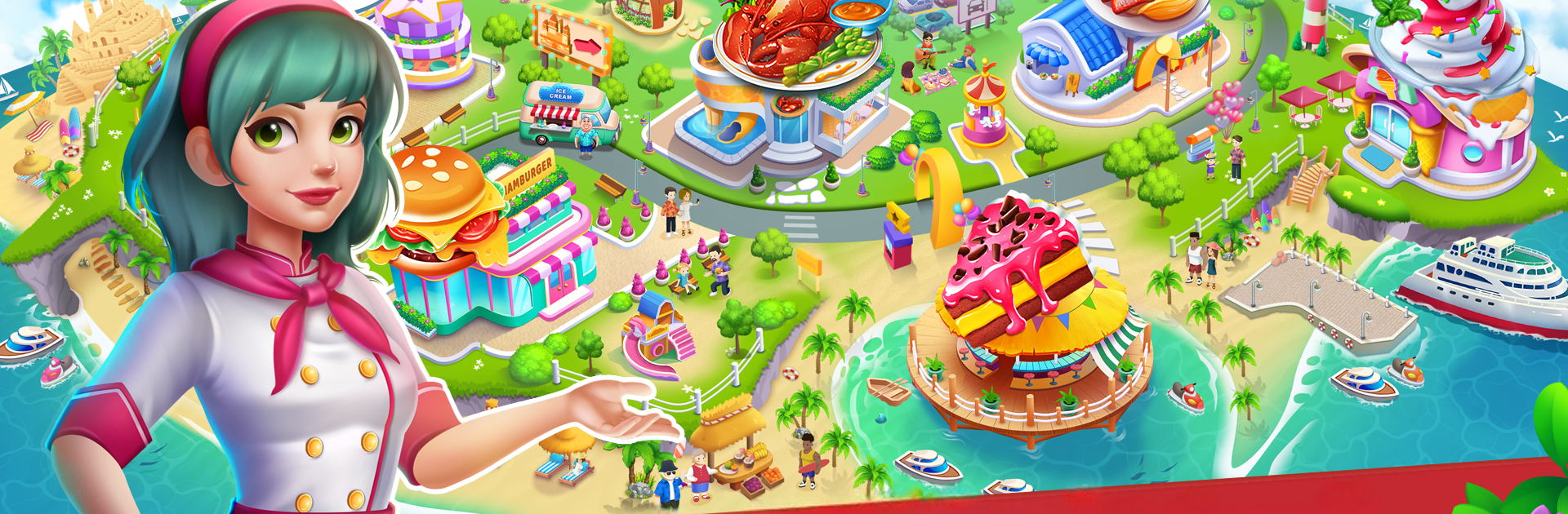 Food Island: Cook & Restaurant