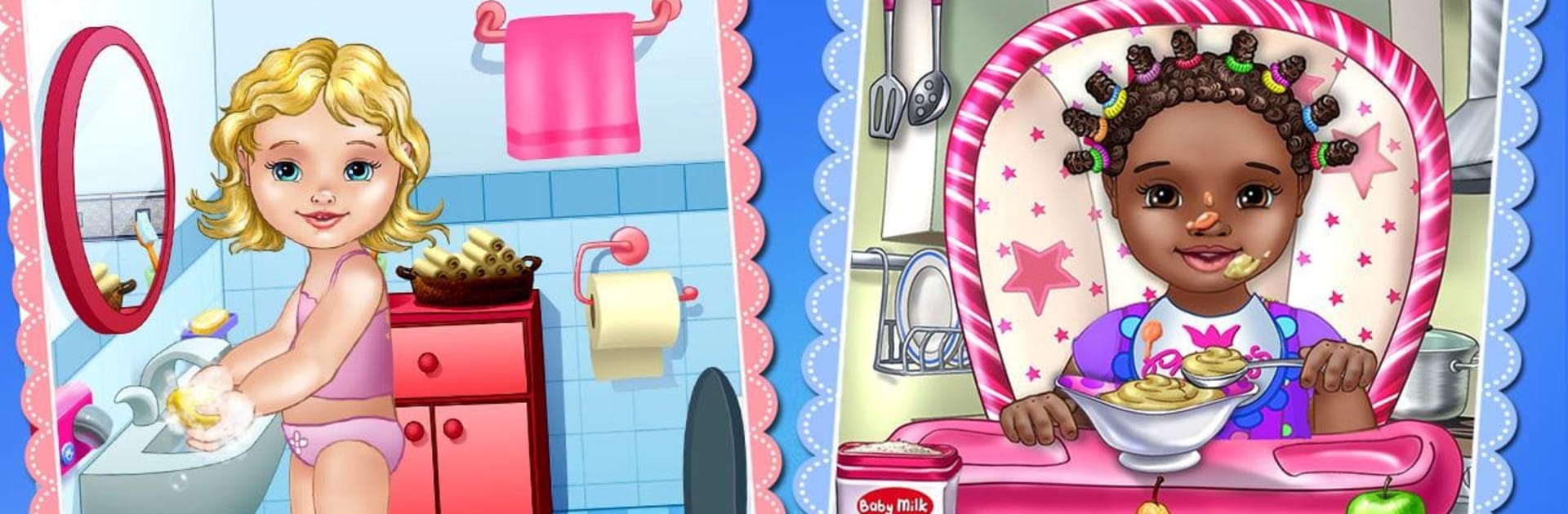 Baby Care & Dress Up Kids Game