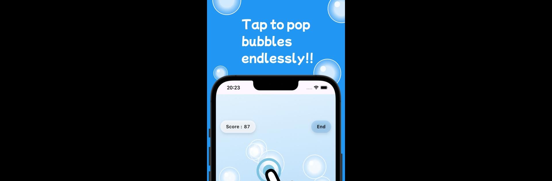 Just Pop Bubble: tap endlessly