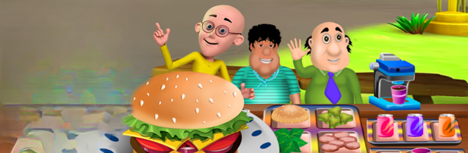 Motu Patlu Cooking