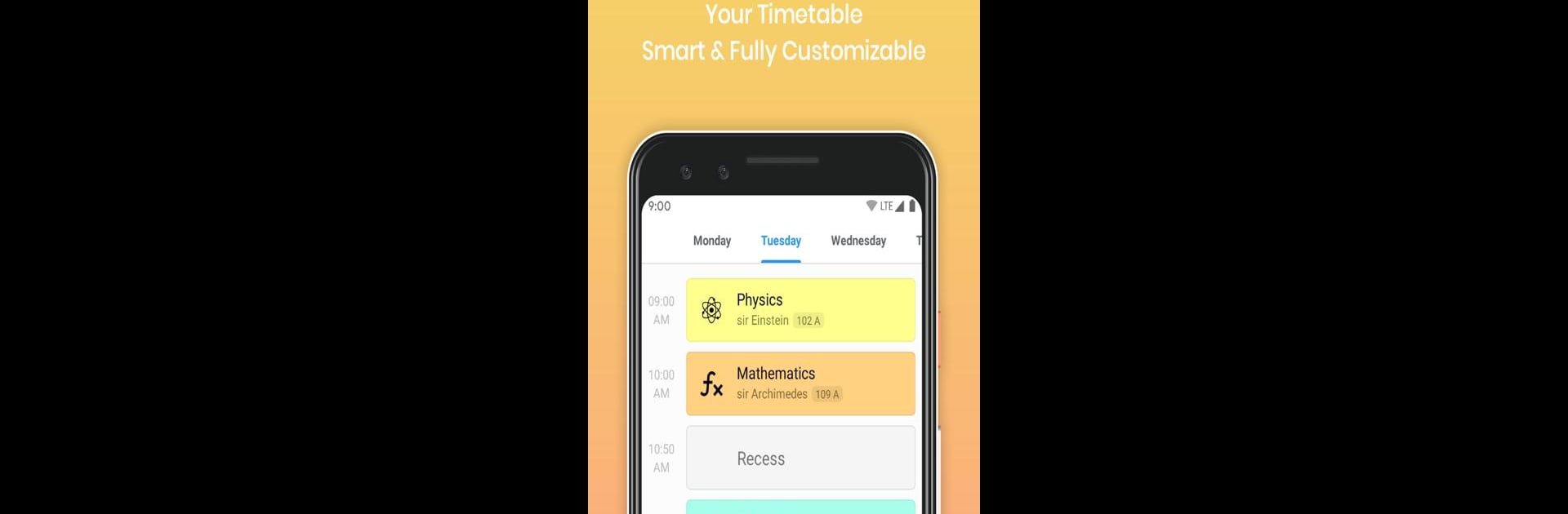My Classes - Timetable and Study Planner