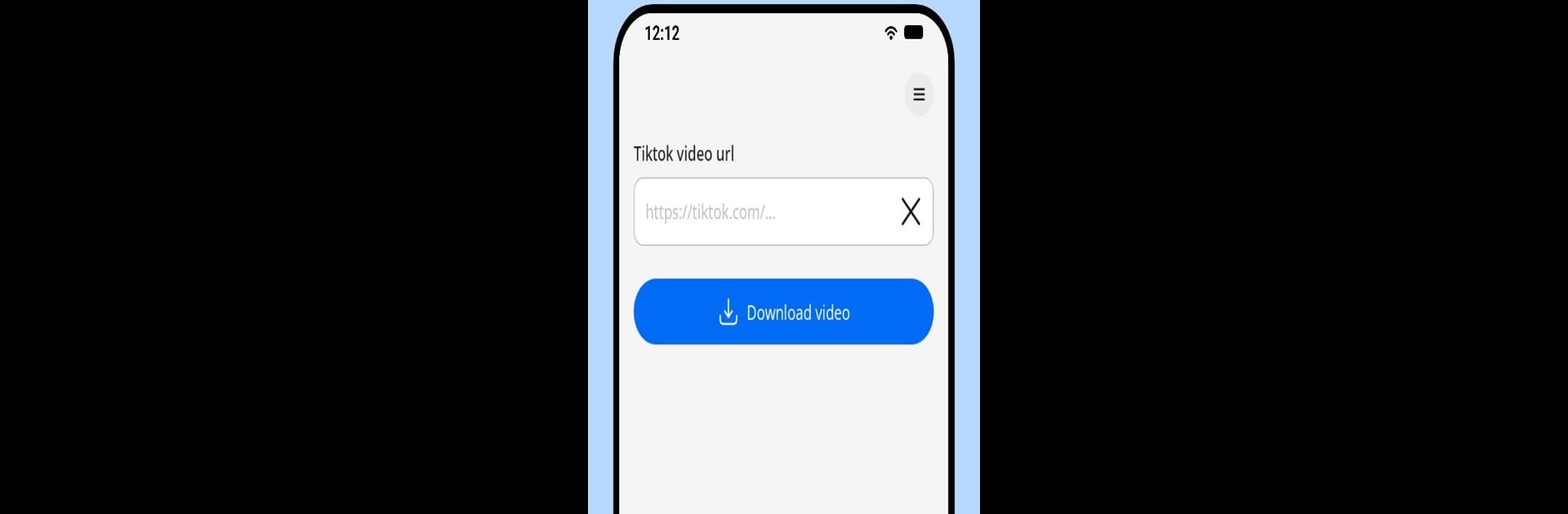 Tik downloader - TT no logo