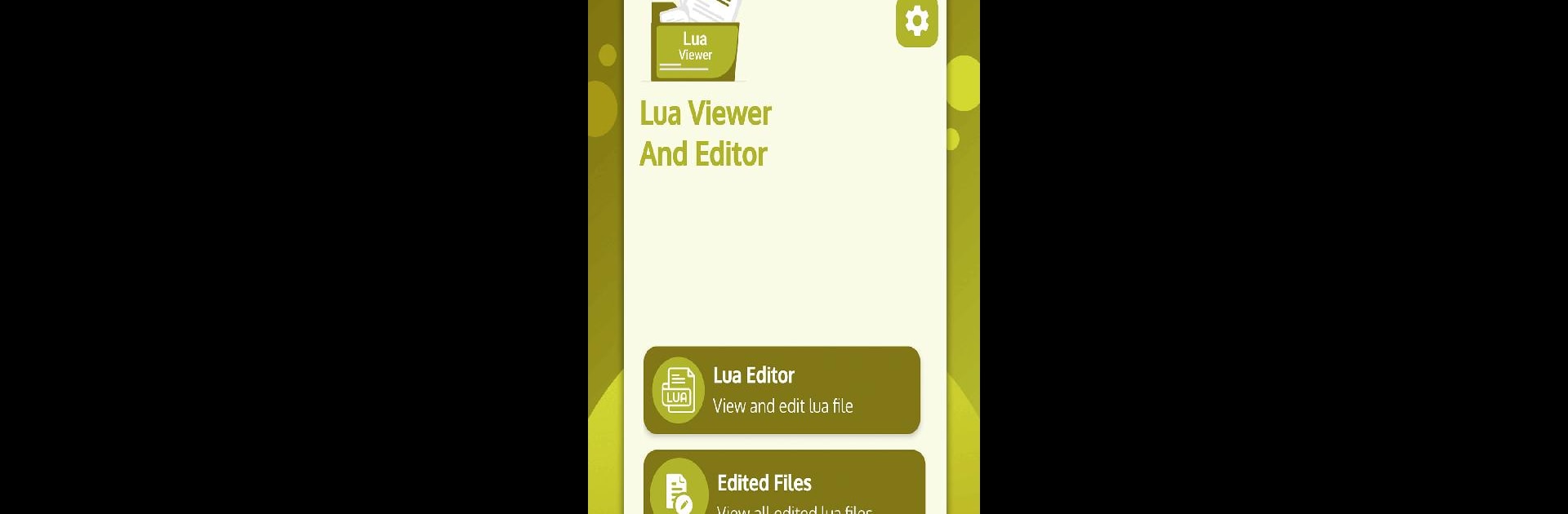 Lua Viewer: Lua Editor