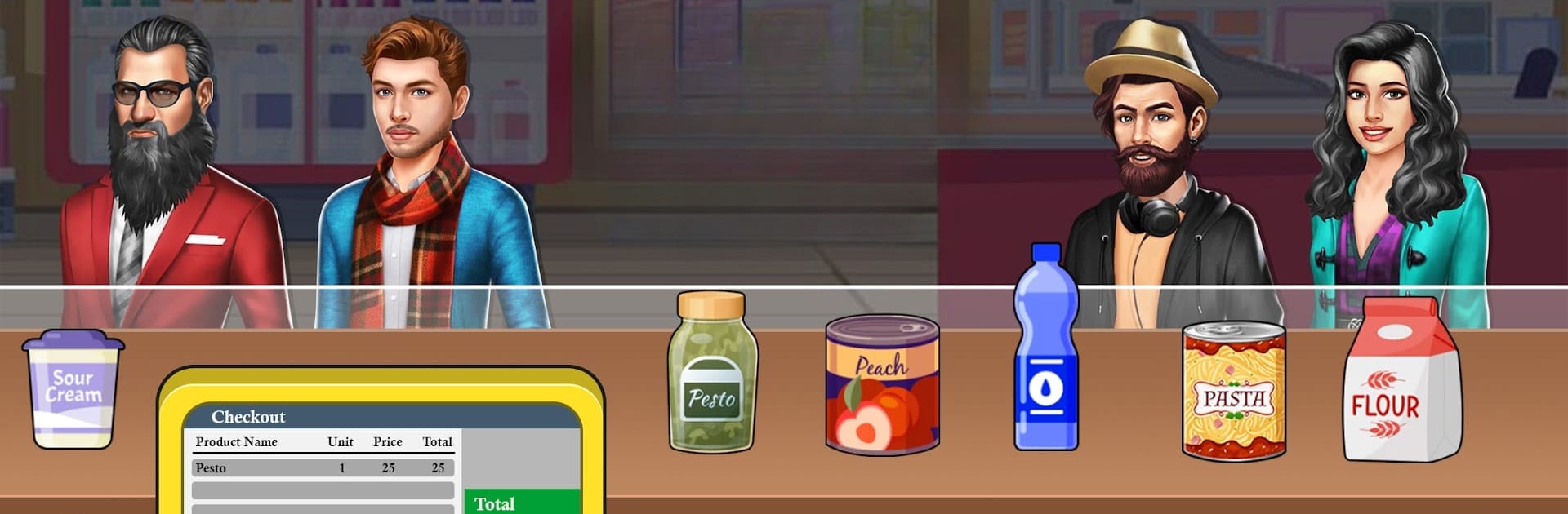 Supermarket Cashier Dash