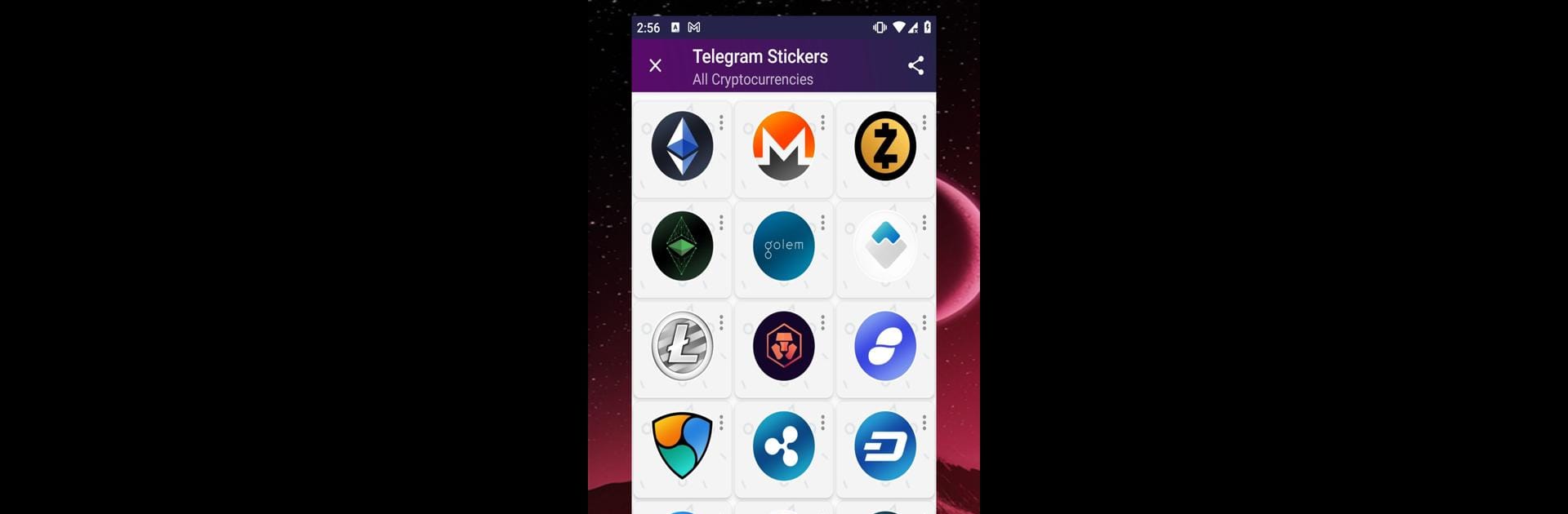 Telegram Stickers Catalogue