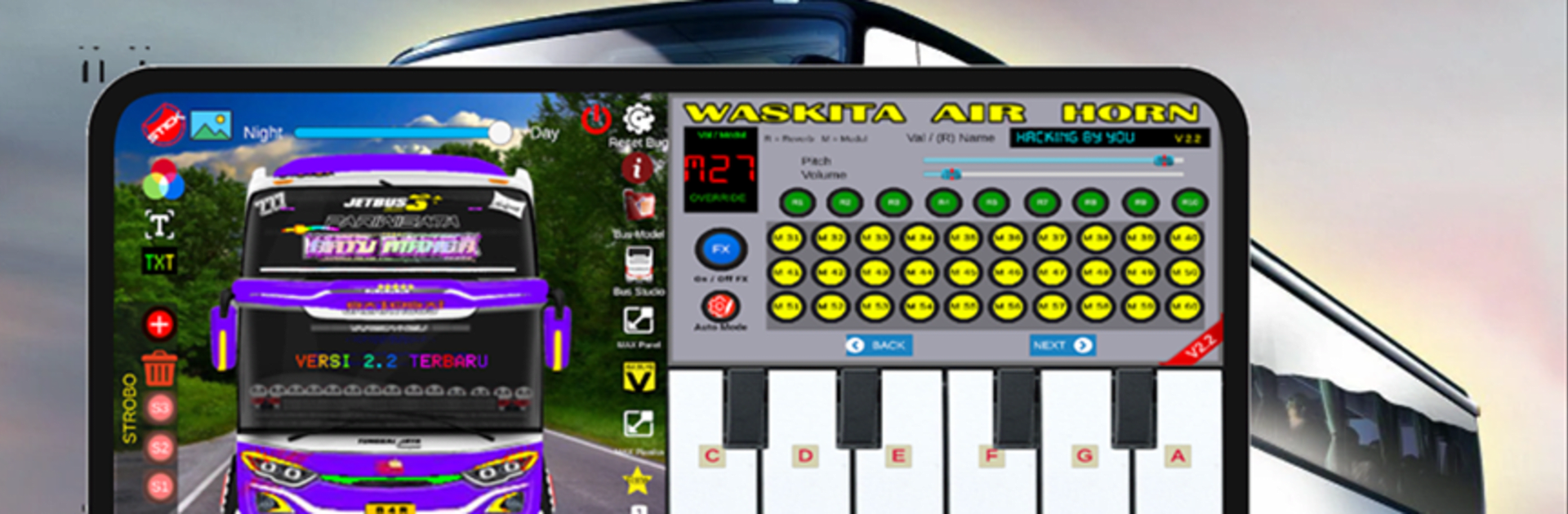 Basuri Piano Telolet Simulator