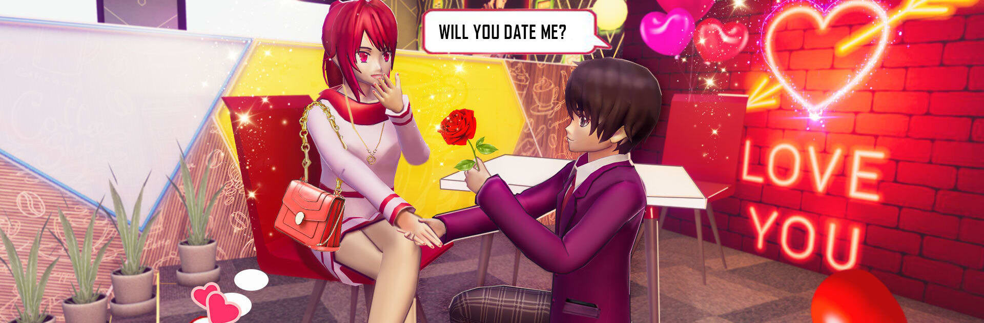 Anime Girl High School Love