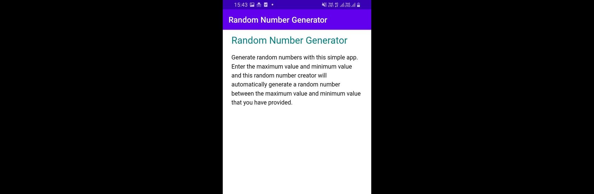 Random Number Generator