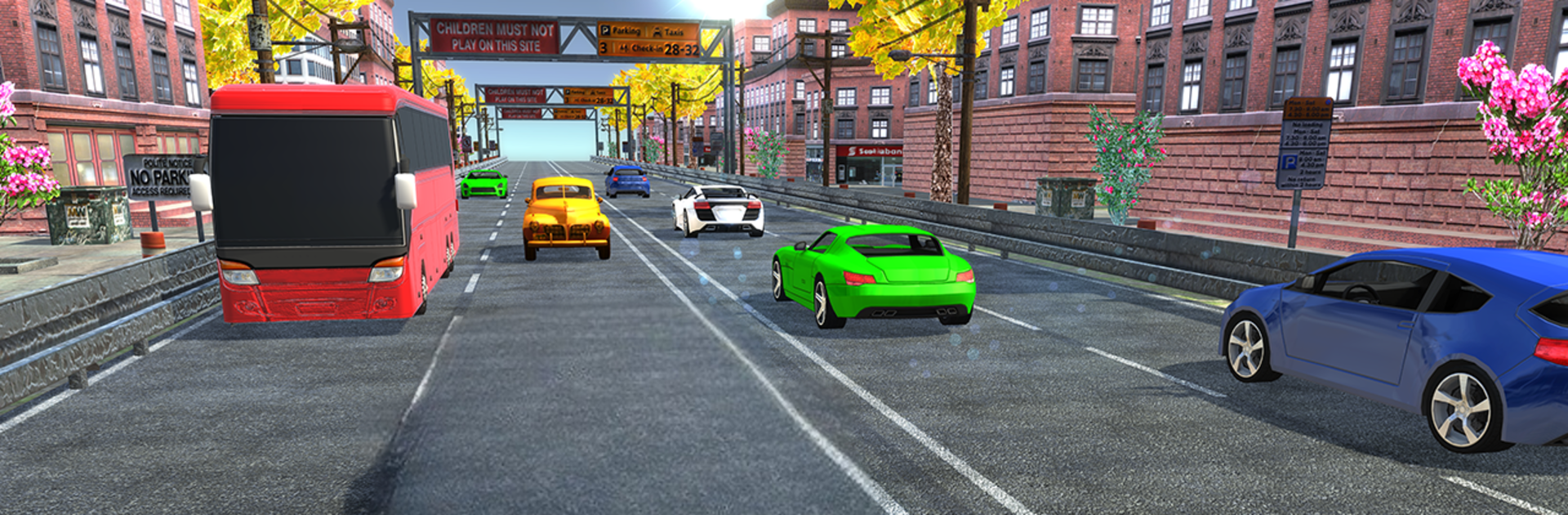 Racing in car 2018 - City traffic racer driving