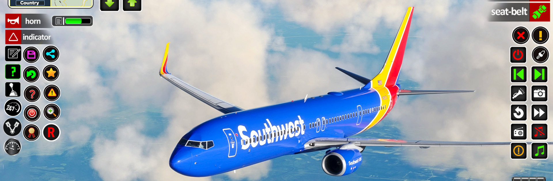 Flight Plane Driving Games