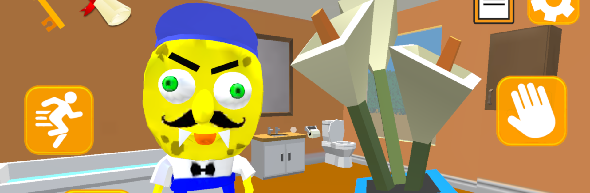 Sponge Neighbor Escape 3D