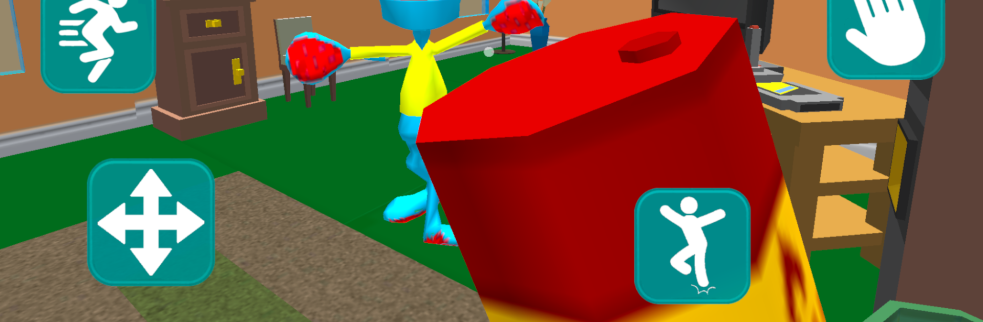 Squid Neighbor. Sponge's Escape