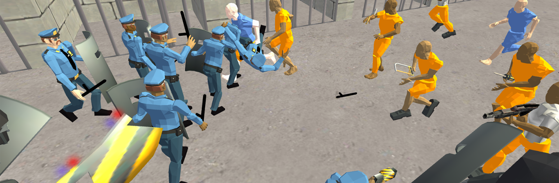 Battle Simulator: Prison & Police