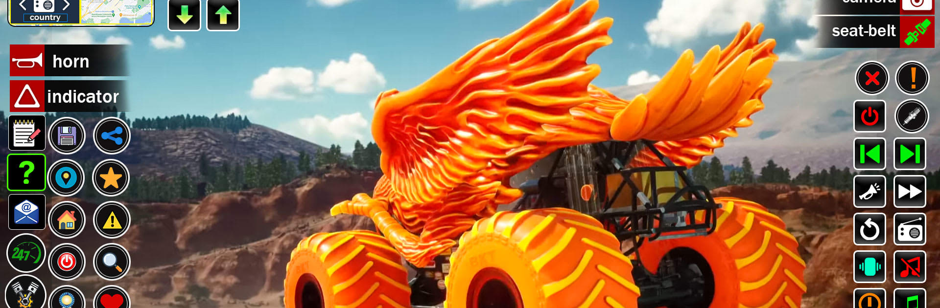 Derby Monster Truck Stunt Game