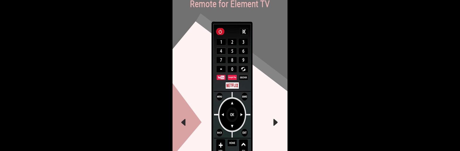 Remote for Element TV