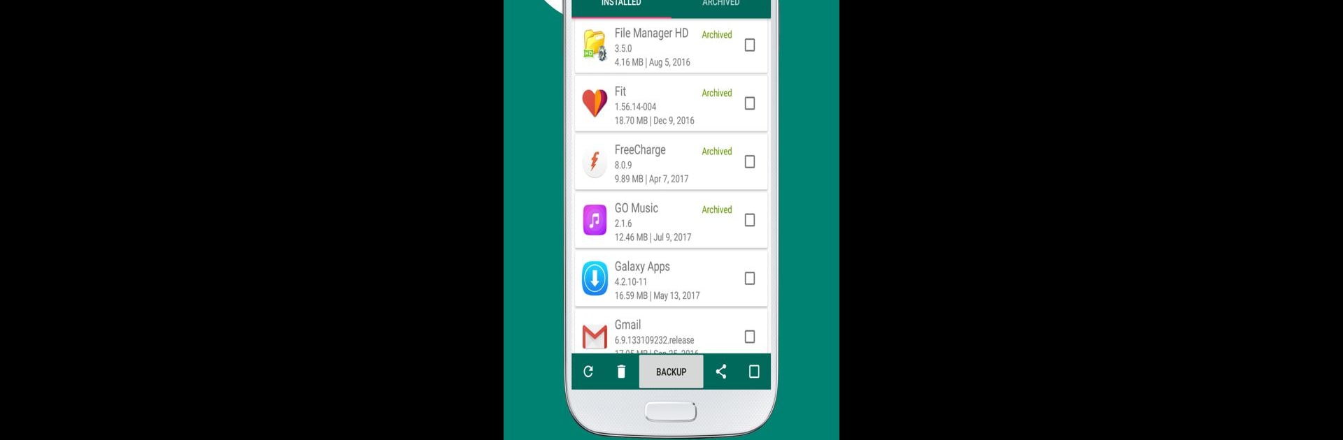 Apps Backup and Restore