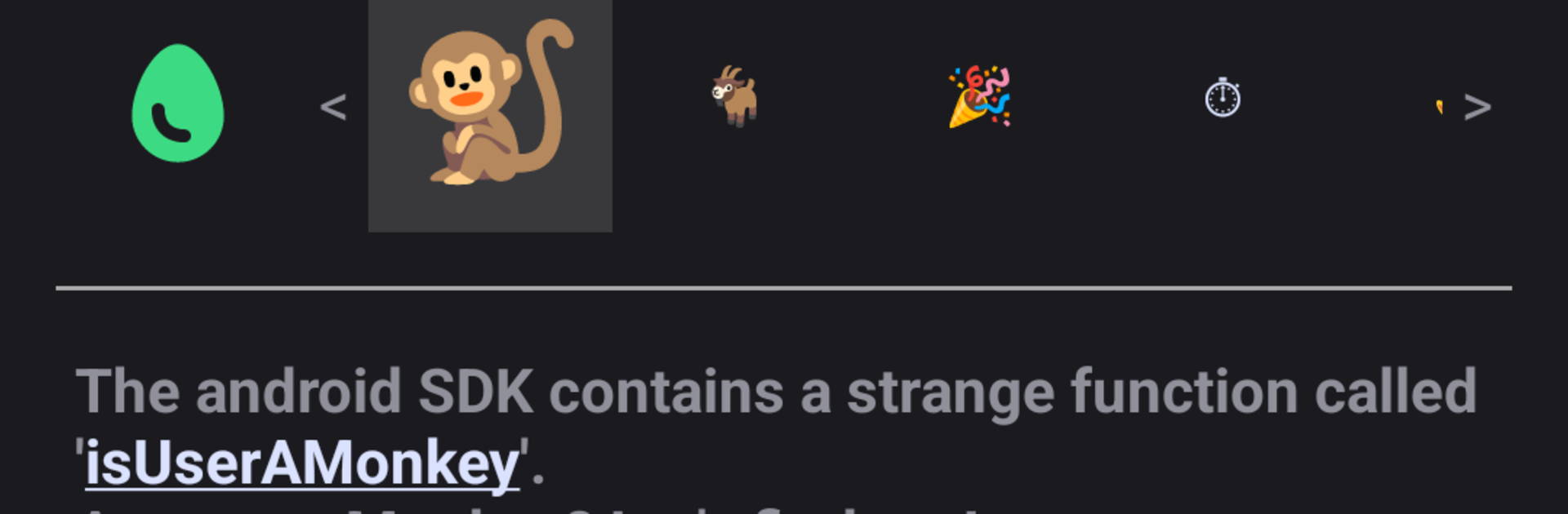 AndroidSDK easter egg showcase