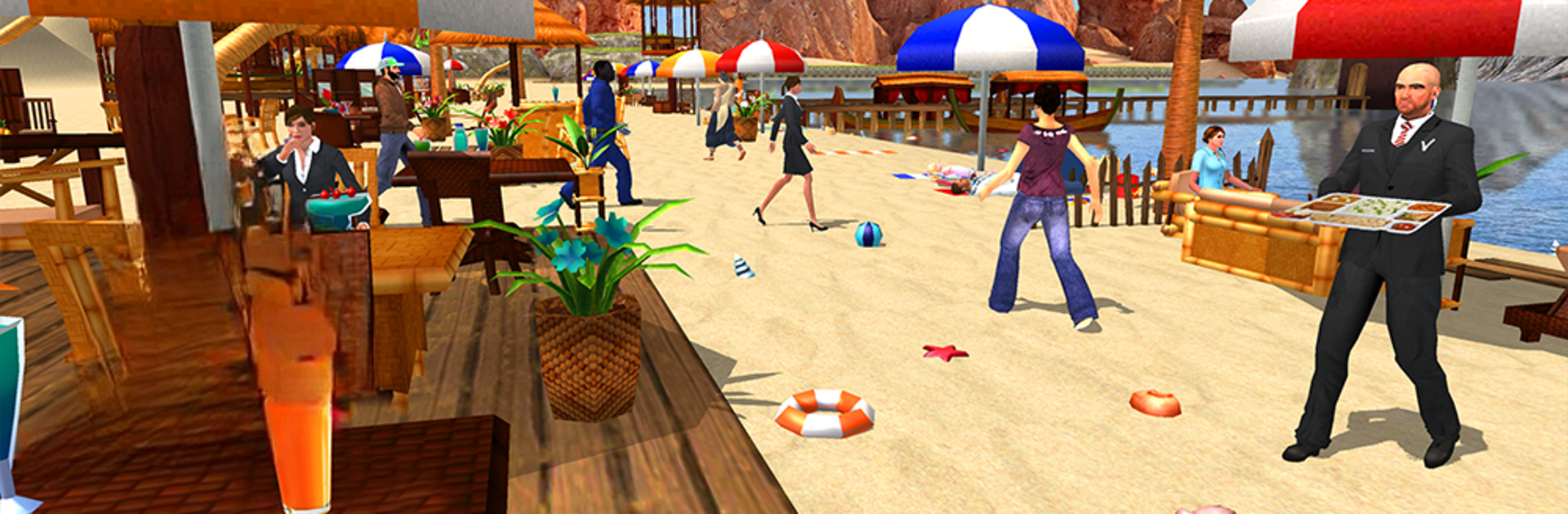 Dolphin Transport Passenger Beach Taxi Simulator