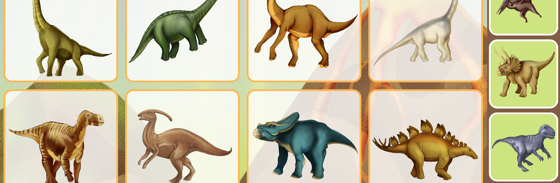 Jurassic World Dinosaurs for kids Baby cards games