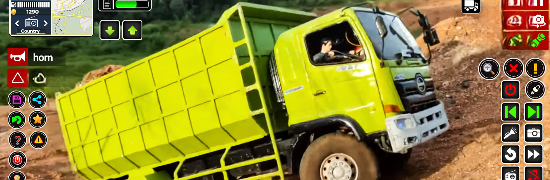 Simulator Truk Lumpur Amerika