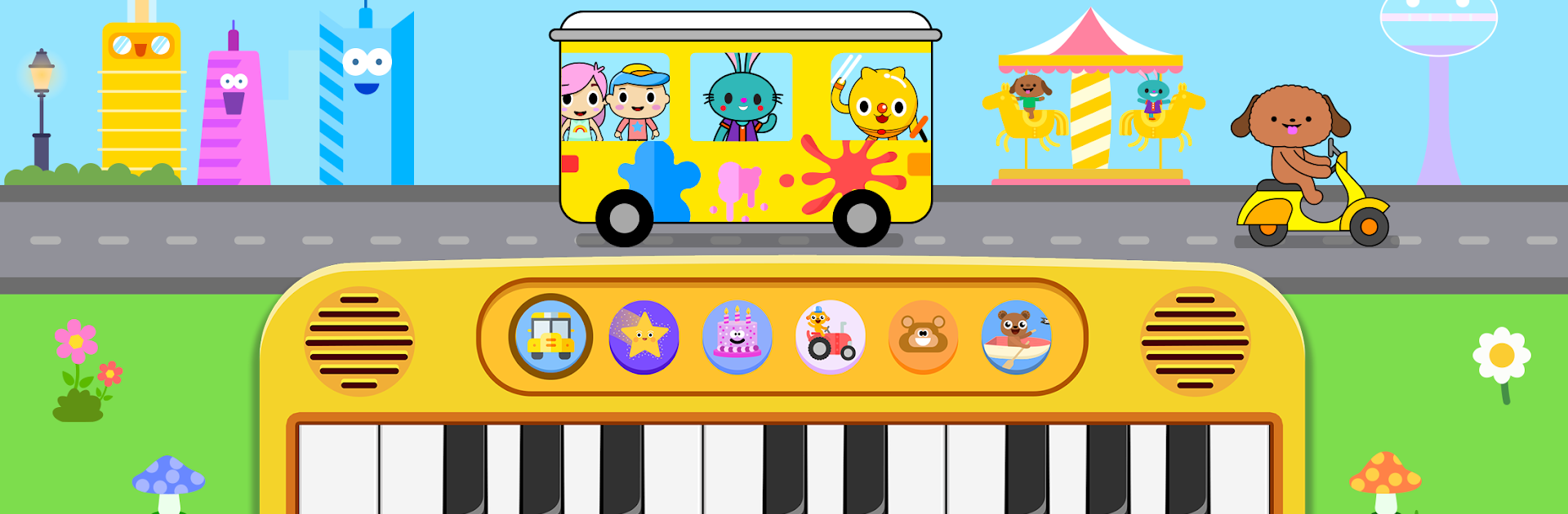 Toddler Piano and Music Games