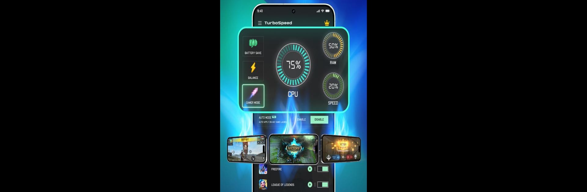 TurboSpeed: Game Booster FPS