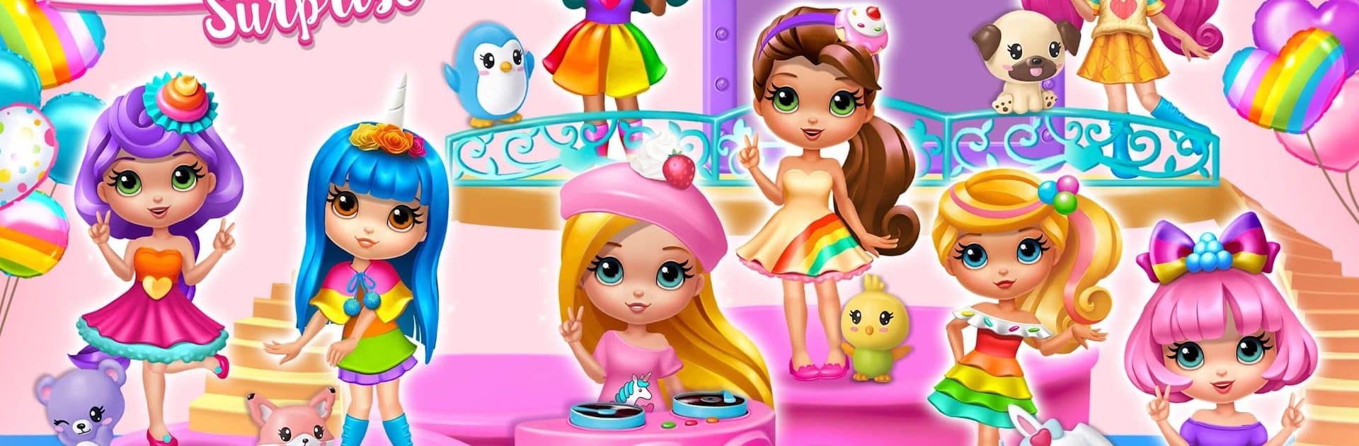 Party Popteenies Surprise - Rainbow Pop Fiesta