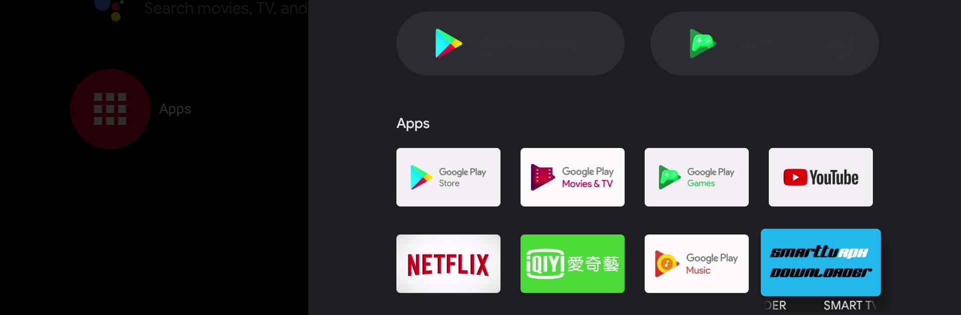 Smart TV APK downloader