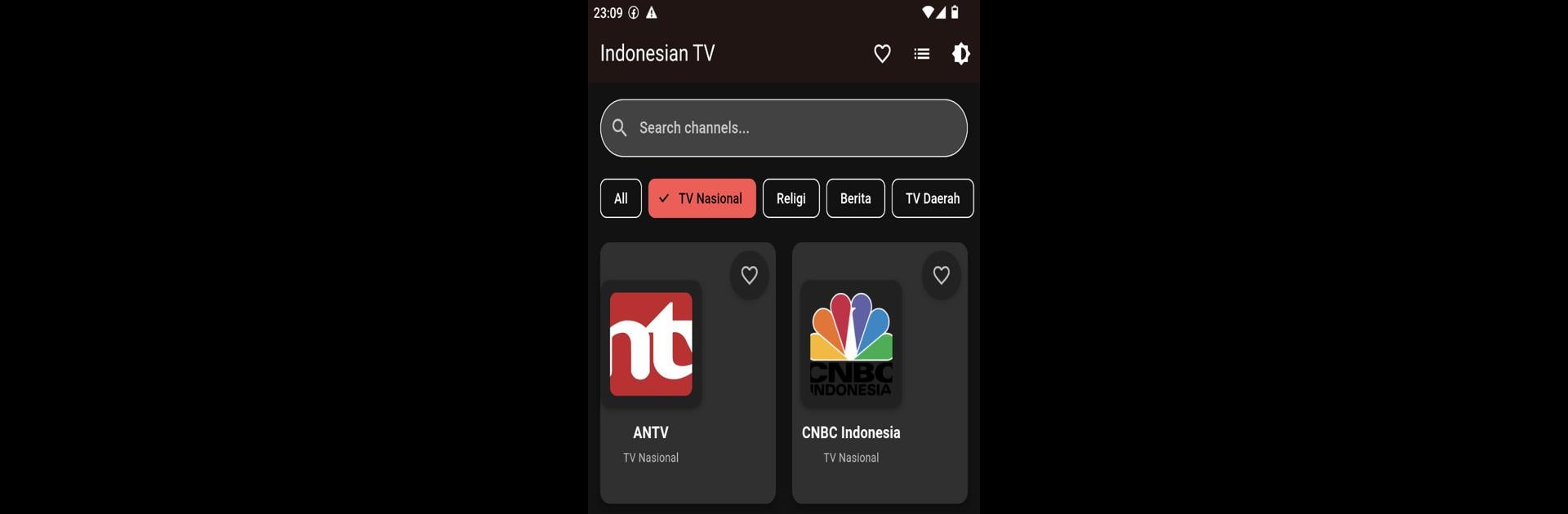 TV Indonesia Terlengkap Live
