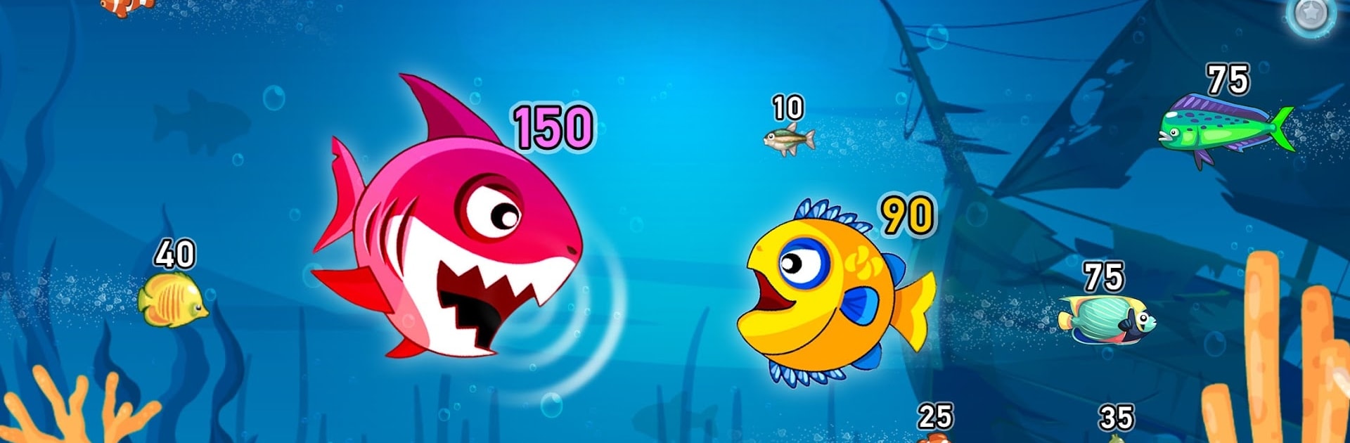 Fish Eat Getting Big