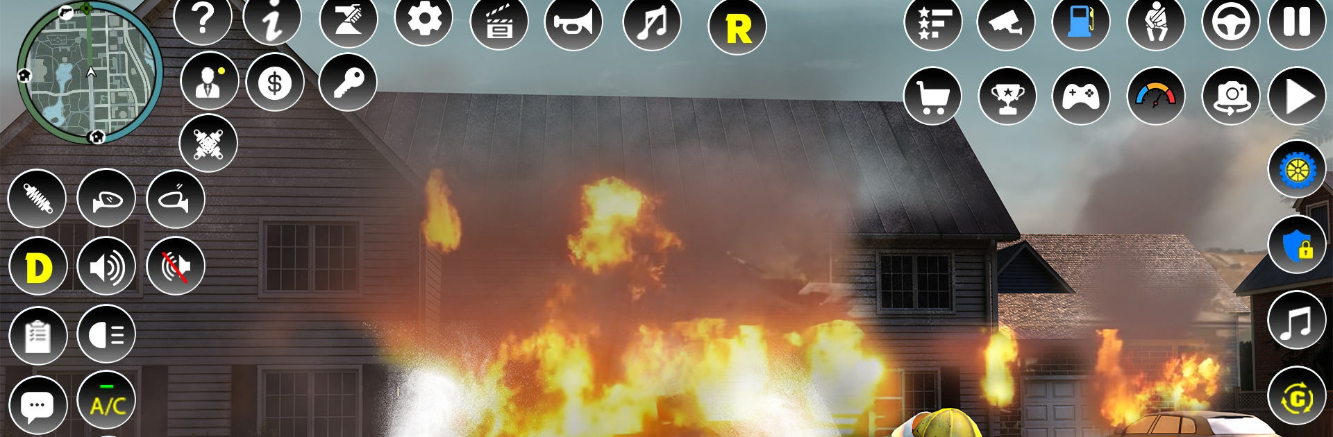 Firefighter :Fire Brigade Game