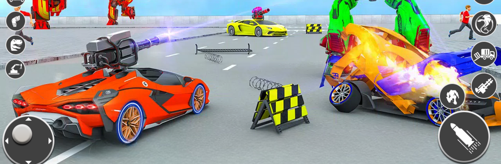 Robot Transform Robot War Game