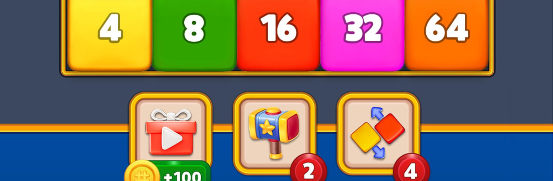 Royal Numbers : Merge Puzzle