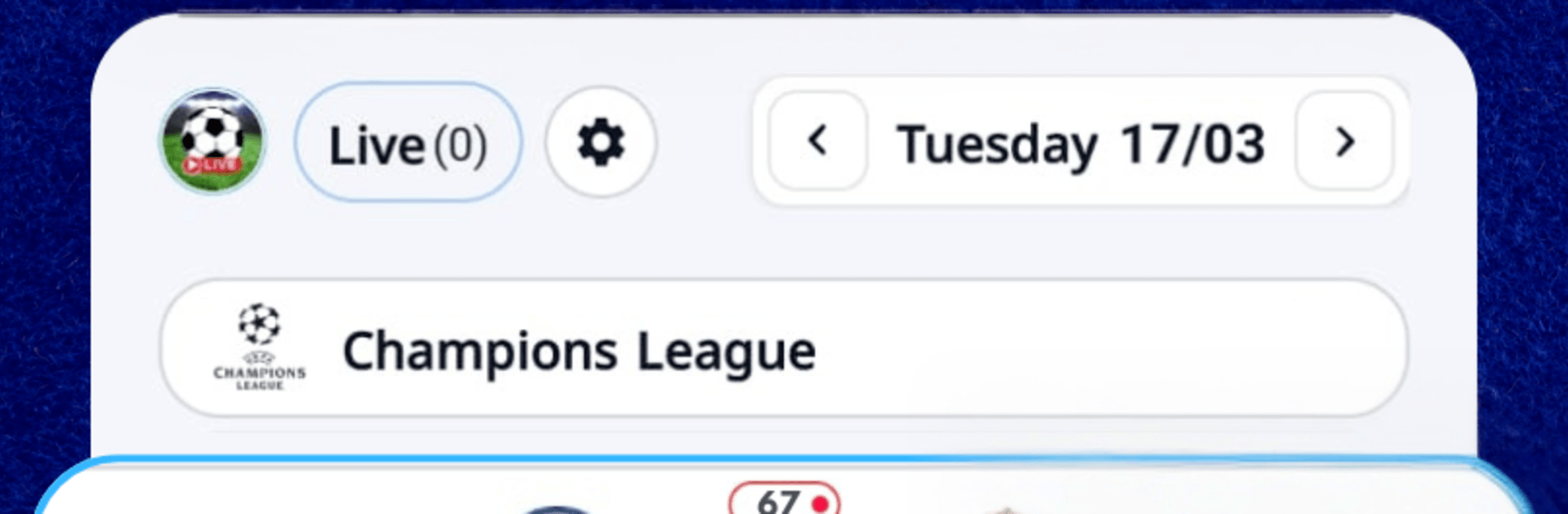 UpFooty - Live Football Match