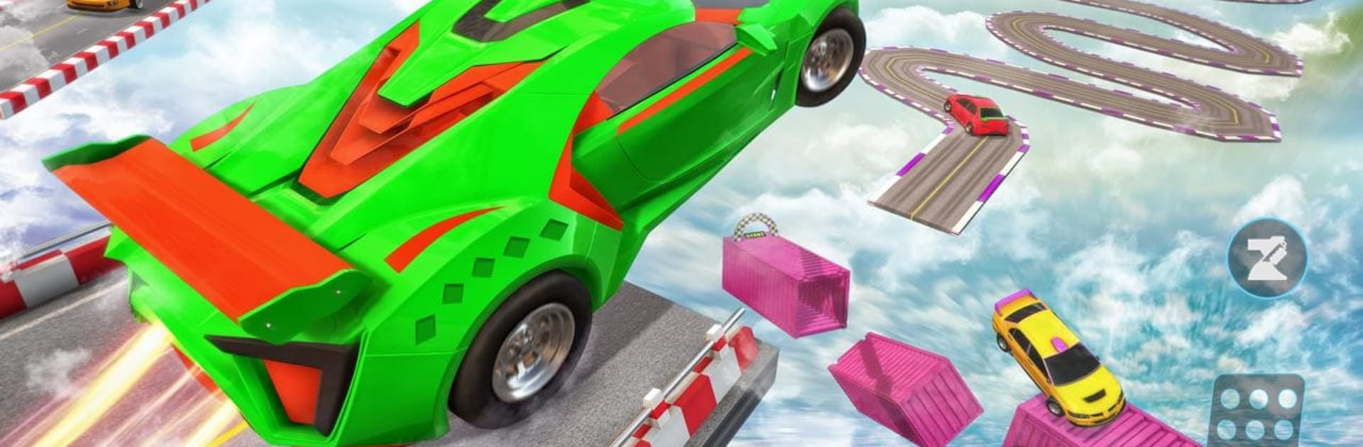 US Mega Ramp Car Driving Impossible Tracks