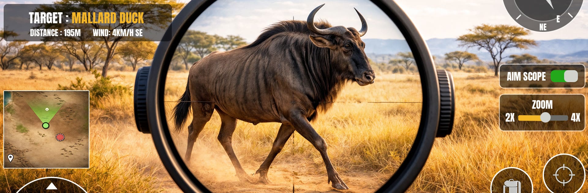 Wild Animal Sniper Shooting 3D