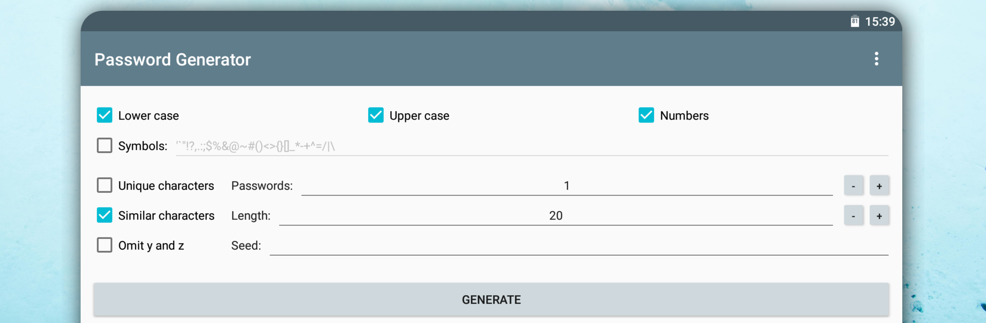 Password Generator