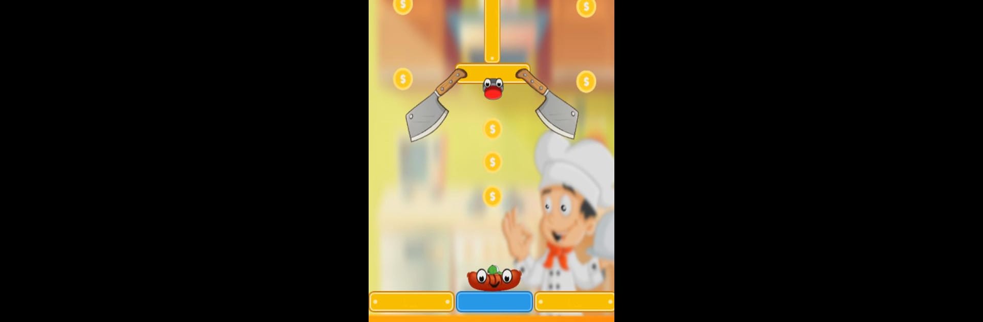 Catch a Sausage Physic puzzle