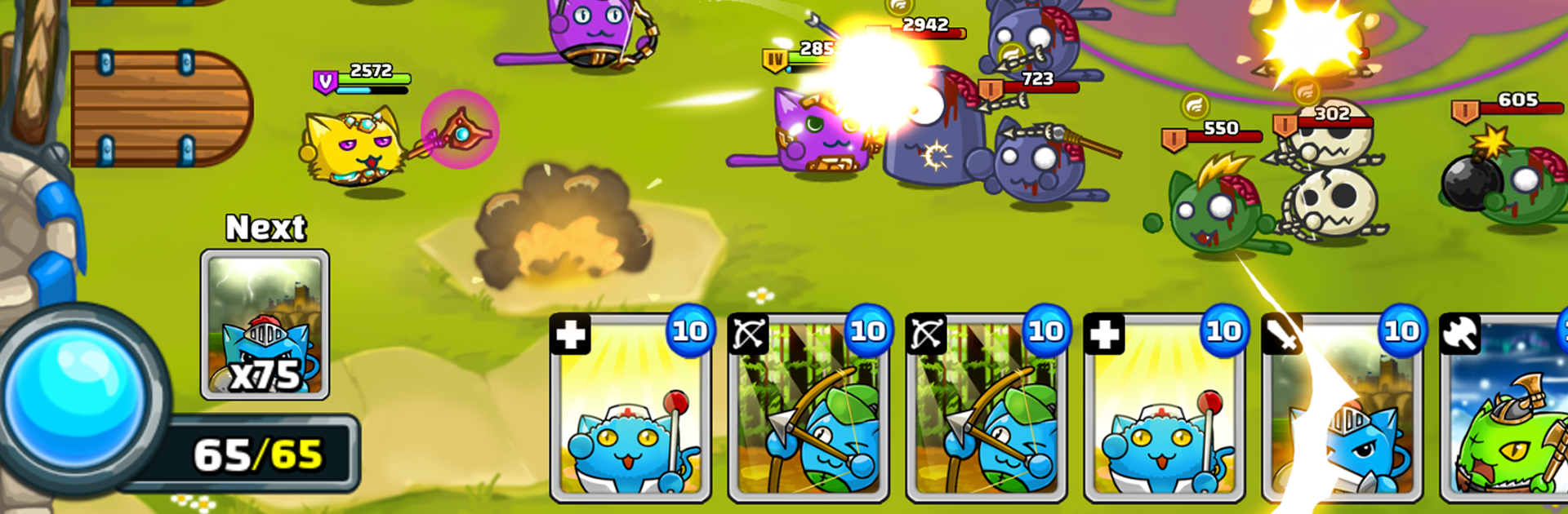 Meowar - PvP Cat Merge Defense TD