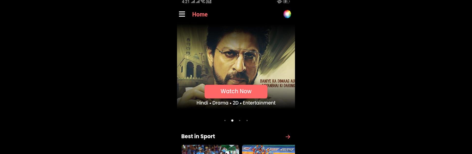 OTT Platform - Live TV & Movie