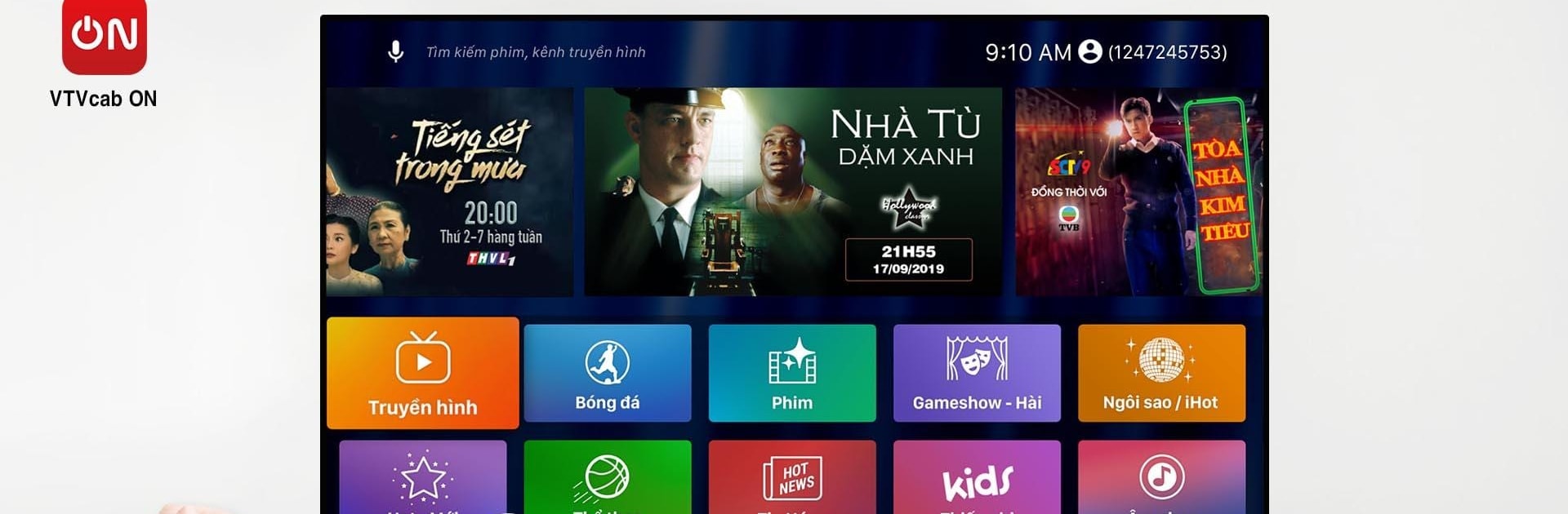 VTVcab ON: Trực tiếp bóng đá – Xem tivi online