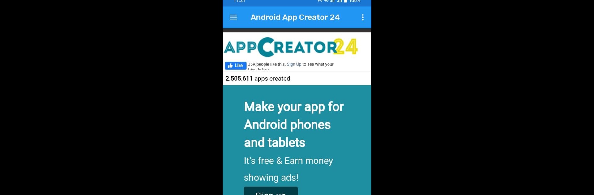 Android app creator 24