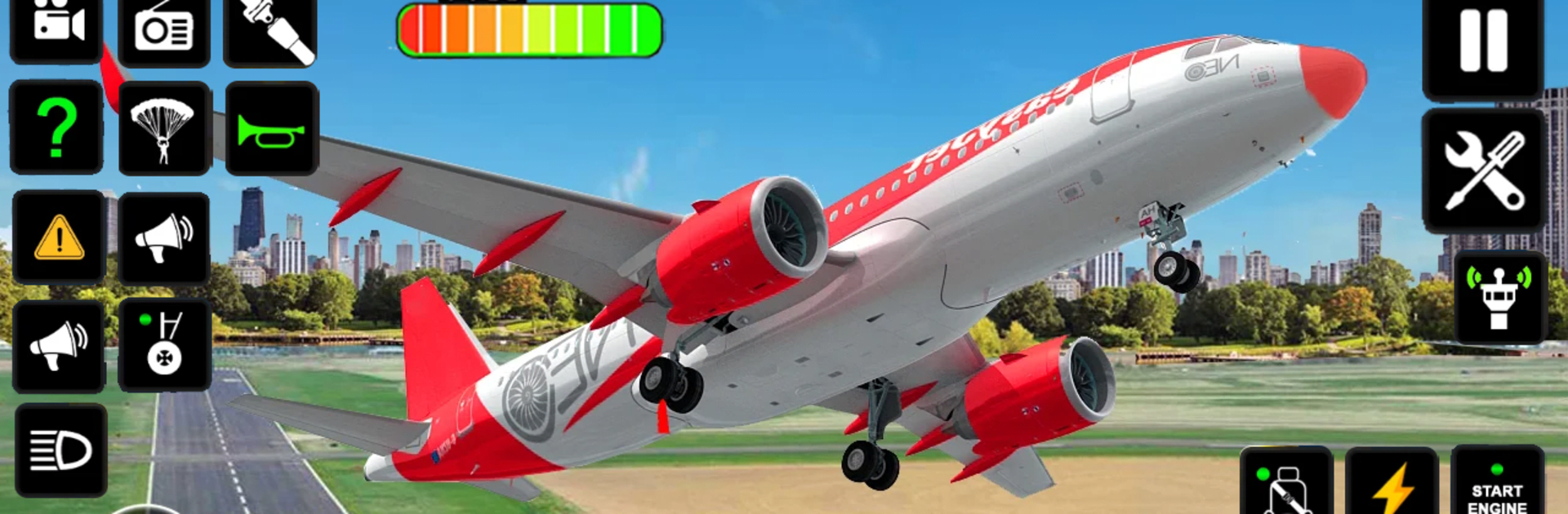 Jogo de avião:simulador de vôo
